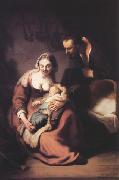 REMBRANDT Harmenszoon van Rijn The holy family (mk33) china oil painting artist